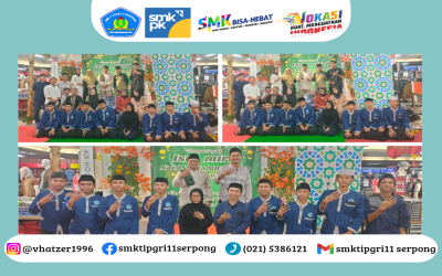 Lantunan Shalawat Menggema, Hadroh SMKS TI PGRI 11 Serpong Meriahkan Isra Mi’raj di ITC BSD